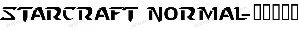 Starcraft Normal字体转换